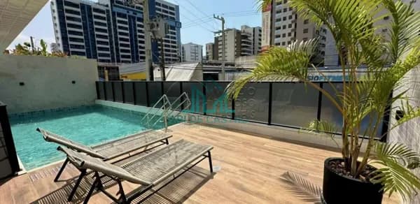 Apartamento Quarto e Sala, Varanda, 43m² na Praia de Ponta Verde - High Ponta Verde, Maceió Alagoas