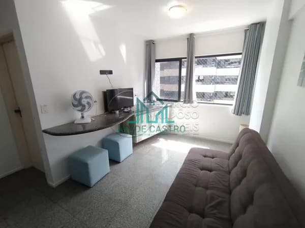 Apartamento para Alugar Quarto e Sala, Mobiliado 2ª Quadra da Praia de Ponta Verde - Maceió Alagoas