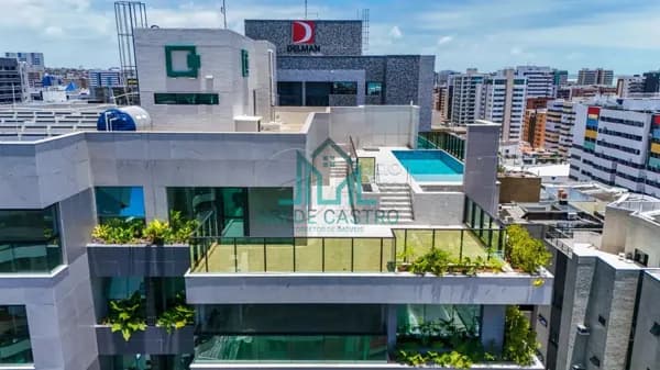 Apartamento Cobertura Garden, 451m², 4 Suítes, 4 Vagas e Piscina Privativa à venda na Ponta Verde - Maceió Alagoas
