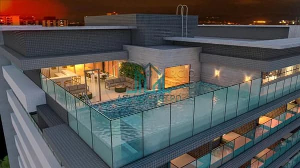 Lucarini - Apartamento à Venda Quarto e Sala, Nascente com 45m² na Praia da Jatiúca - Maceió Alagoas