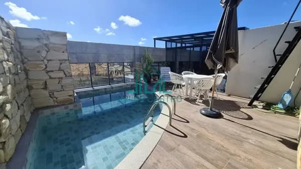 Apartamento Cobertura Duplex, com 3 quartos, Varanda Vista Mar da Praia de Ponta Verde - Maceió Alagoas