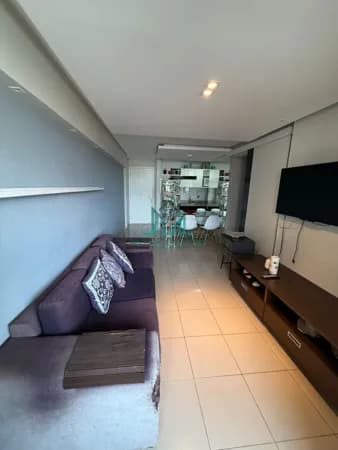 Apartamento Quarto e Sala, Varanda. Mobiliado, 43m² à venda na Jatiuca - Maceió Alagoas