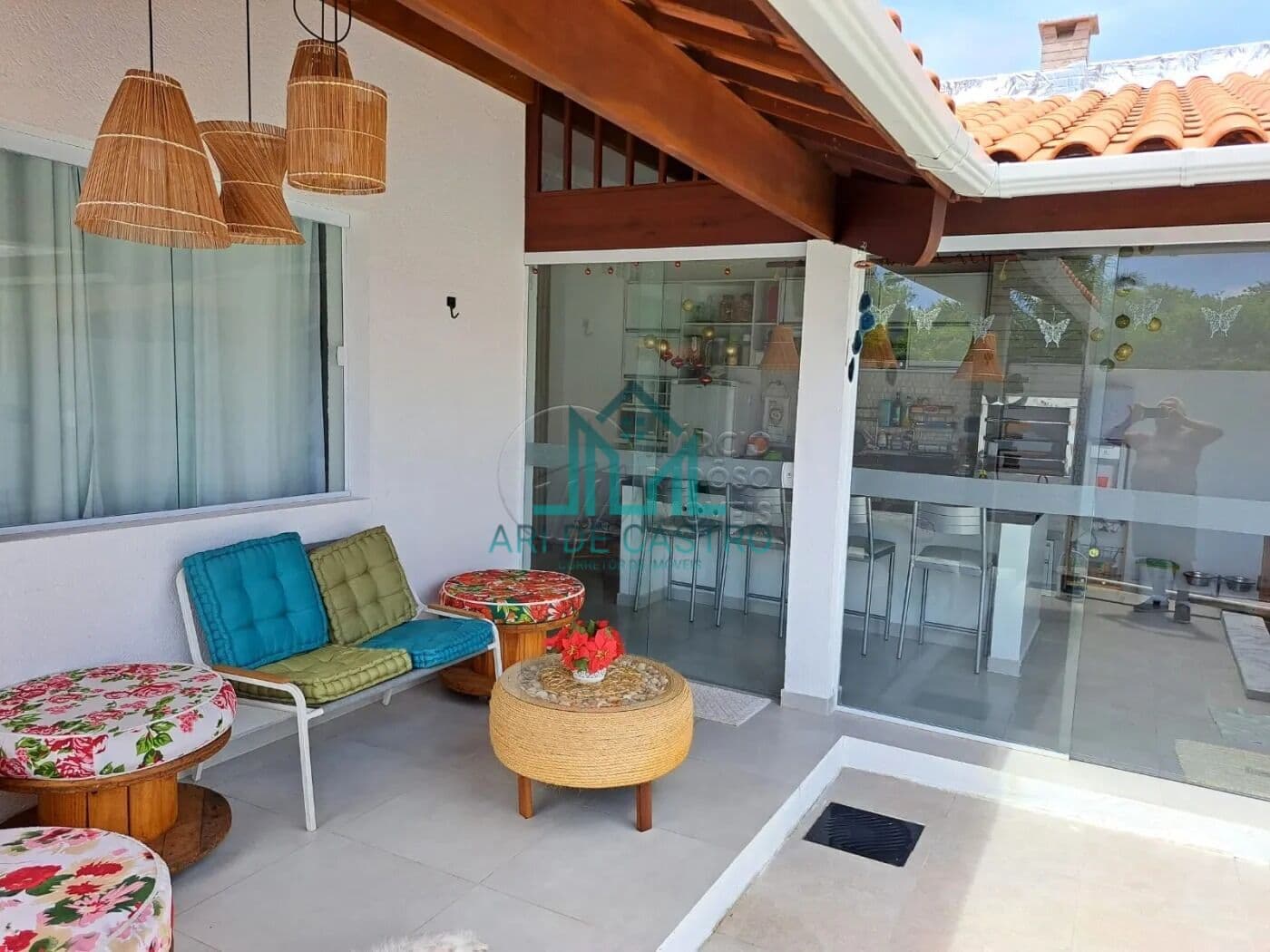 Casa na praia de Porto da Rua, Mobiliada e com Piscina à venda - São Miguel dos Milagres - Alagoas
