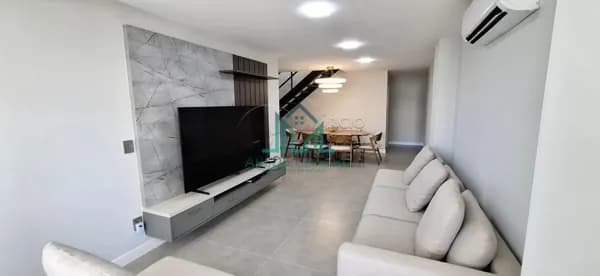 Apartamento Cobertura Vista-mar da Praia de Ponta Verde, Reformada, Mobiliada, Duplex 4 Quartos, 254m² 4 Vagas - Maceió Alagoas