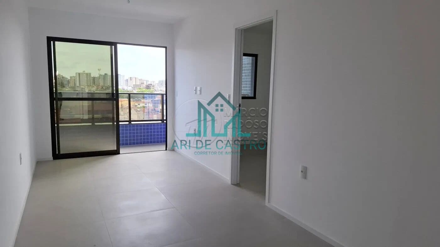 Apartamento Quarto e Sala, 40m² com Varanda na Jatiúca na Praça da Mulher - Maceió Alagoas