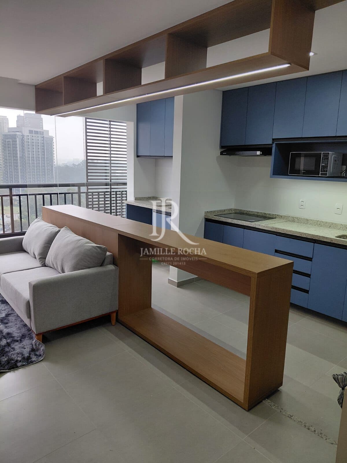Fiori - Lindo Apartamento MOBILIADO no 18 do Forte para locação em Alphaville - Barueri/SP