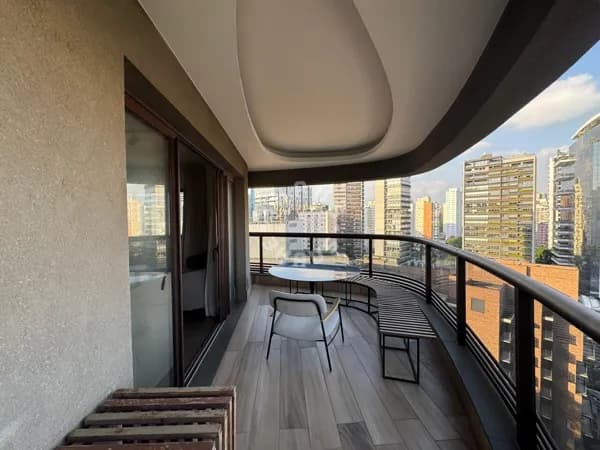 Apartamento de alto padrão no modelo Studio com 49m², 01 dormitório, varanda. 02 vagas na Vila Olímpia!