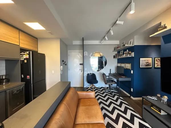 Apartamento de 53m², com 02 dormitórios, 01 vaga de garagem + varanda na Chácara Santo Antônio!