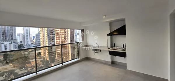 Apartamento de 157m², com 03 suítes, varanda gourmet. 02 vagas de garagem no Brooklin - SP