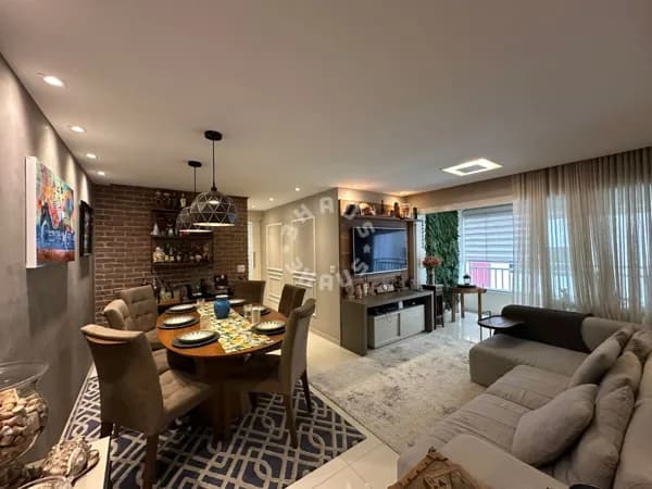 Apartamento no Brooklin, com 98m², 3 dormitórios (sendo 1 suíte), varanda gourmet. 2 vagas de garagem!