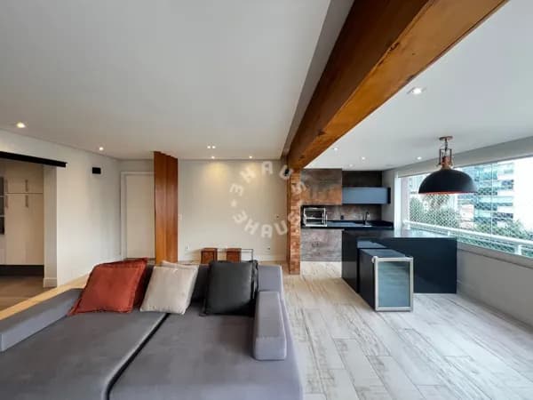 Apartamento no Brooklin de 147m², com 3 suítes, varanda gourmet. 2 vagas + depósito!