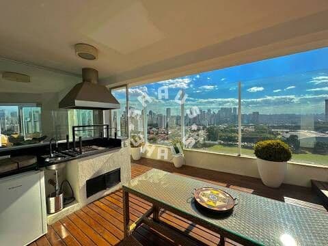 Cobertura no Brooklin incrível de 420m², 04 suítes, 06 vagas de garagem