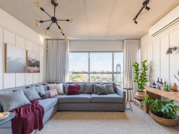 Apartamento mobiliado MaxHaus para locação no Brooklin, com 70m², 2 dormitórios, living amplo. 1 vaga de garagem!