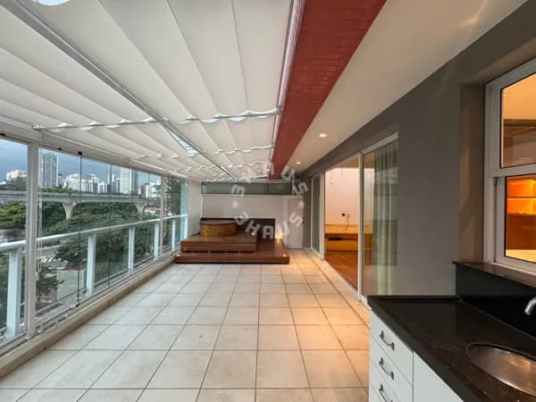 Apartamento Garden com 105 m², 1 suíte, varanda. 2 vagas e depósito!