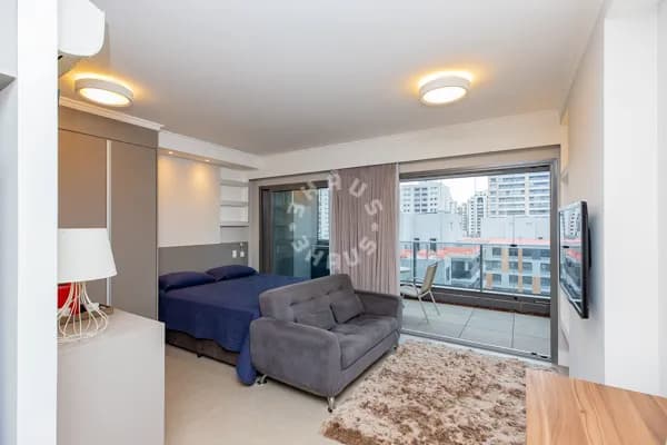 Apartamento de 41m² no Brooklin, com 1 suíte, varanda envidraçada. 1 vaga de garagem!