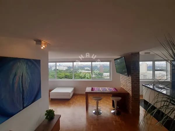 Apartamento para locação na Vila Mariana de 75m², com 1 dormitório, living amplo. 1 vaga de garagem!