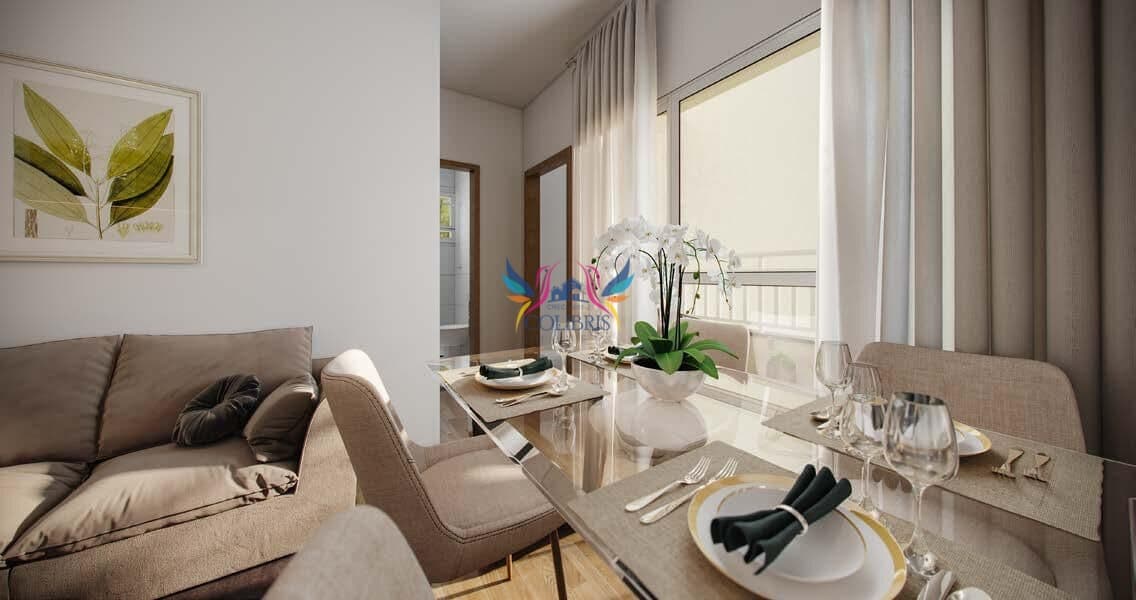 Apartamento com sacada