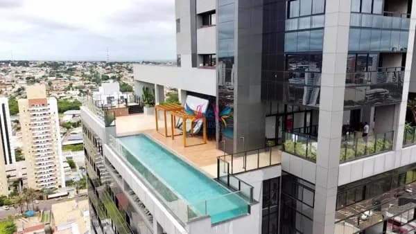 Studio mobiliado no Vertigo | Jardim dos Estados, Campo Grande/MS