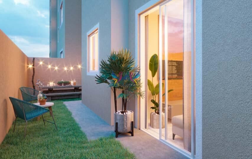Apartamento com quintal