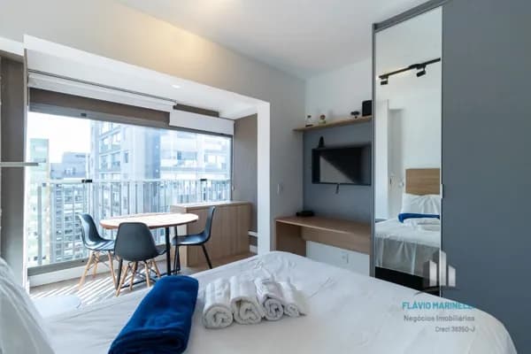 Apartamento Studio Mobiliado na Vila Mariana