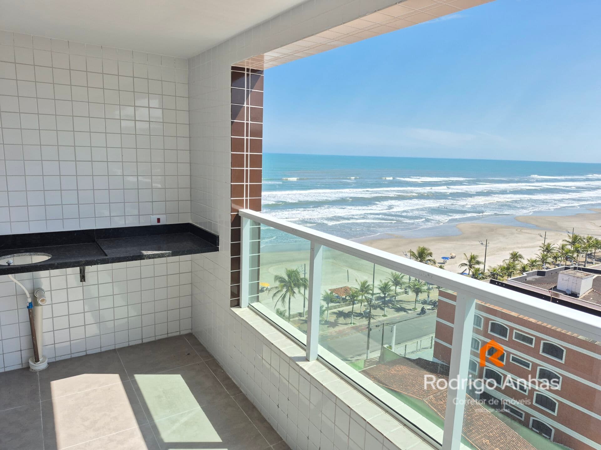 Apartamento Frente Mar - 2 dormitórios - Jardim Praia Grande