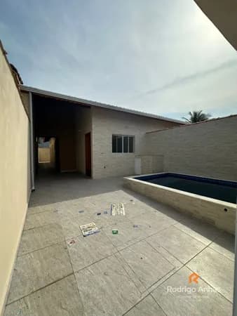 Casa Geminada em Balneário Florida Mirim, Mongaguá/SP