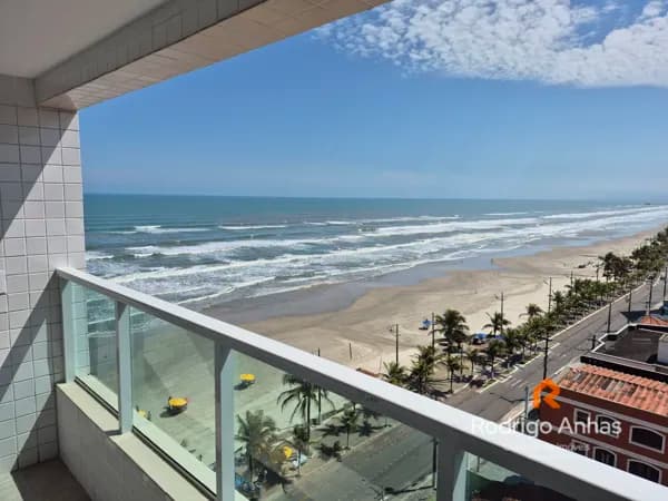 Apartamento Frente Mar - 2 dormitórios - Jardim Praia Grande
