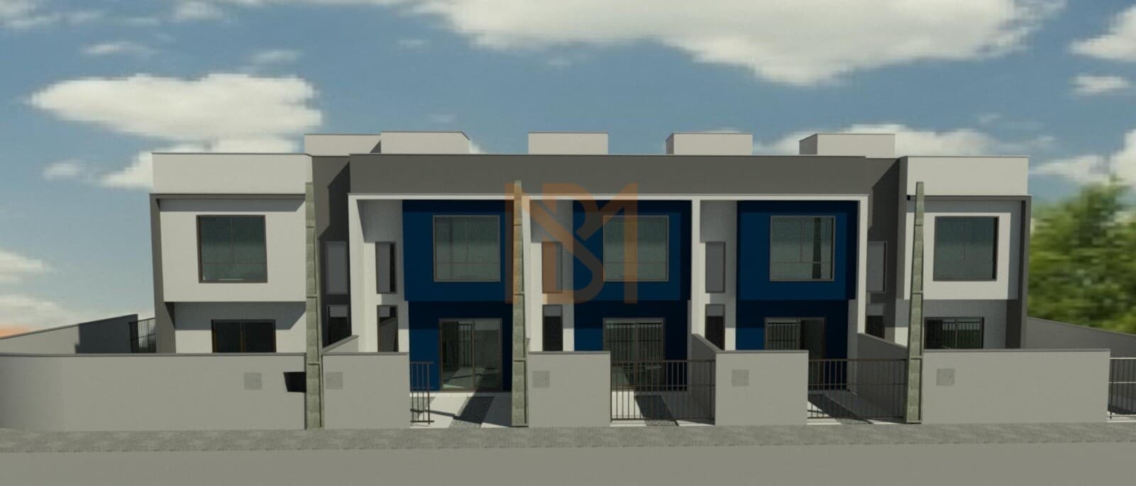 Geminado à venda, 72 m² á partir de R$ 285 mil - Ilha da Figueira - Guaramirim/SC