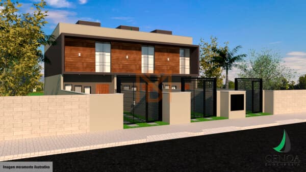 Geminado à venda, 128 m² a partir de R$ 499 mil - Três Rios do Norte - Jaraguá do Sul