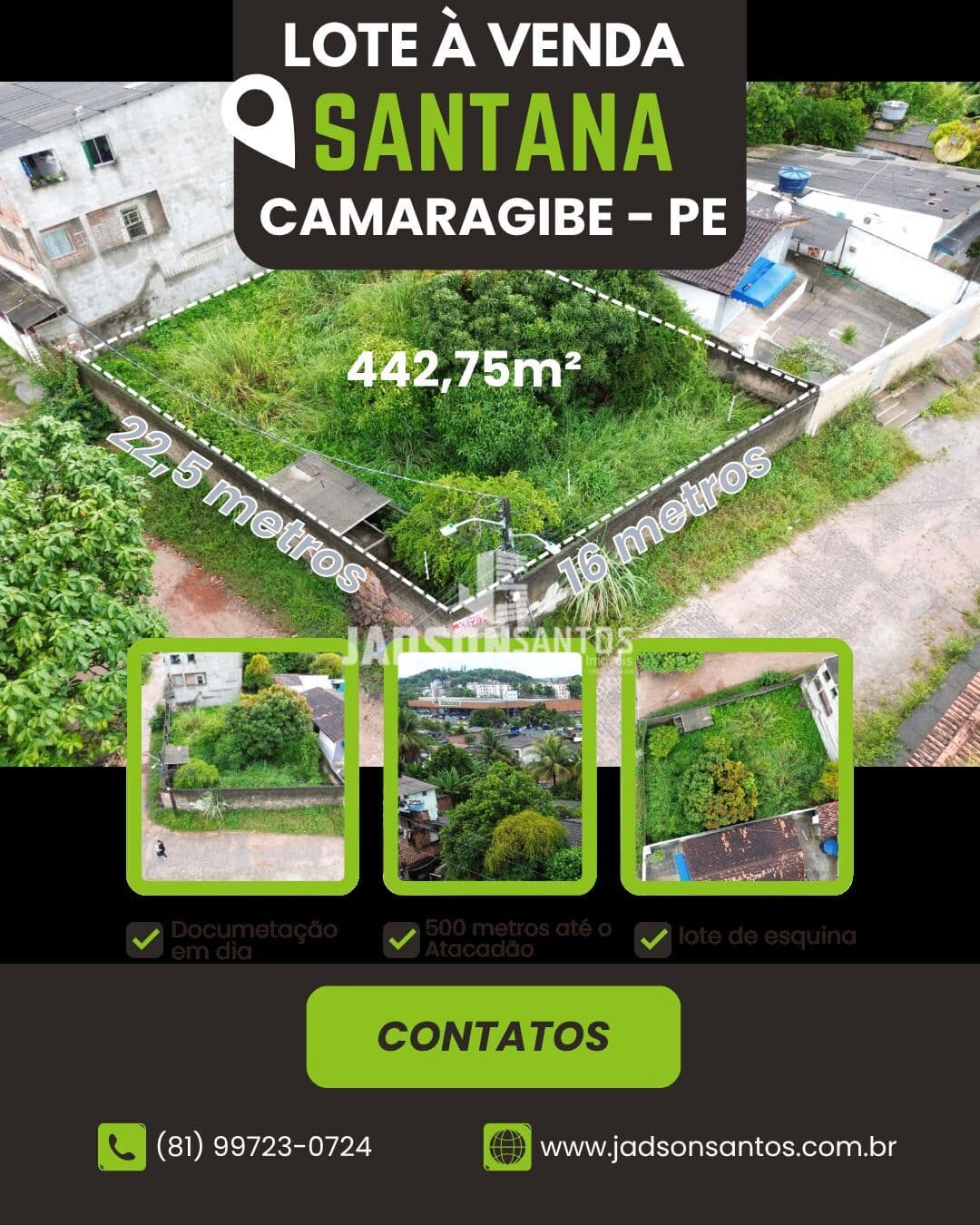 Terreno em Santana, Camaragibe/PE