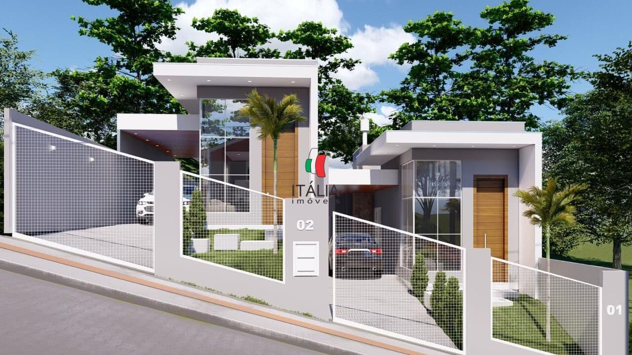 Casa à venda no bairro Aymoré, Guabiruba. Imóvel solto, 3 dormitórios com suíte, aquecimento a gás, garagem coberta e amplo espaço nos fundos. Excelente localização próxima ao centro de Brusque