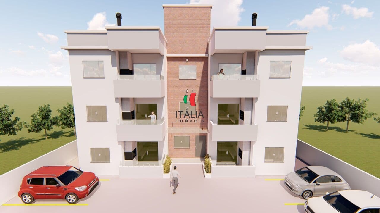 Apartamento com 2 dormitorios e 1 vaga de garagem