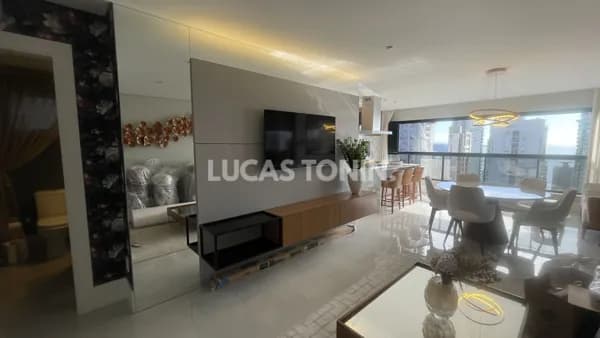 Apartamento Mobiliado 3 Suítes e 4 Vagas Argos Próximo Mar Balneário Camboriú