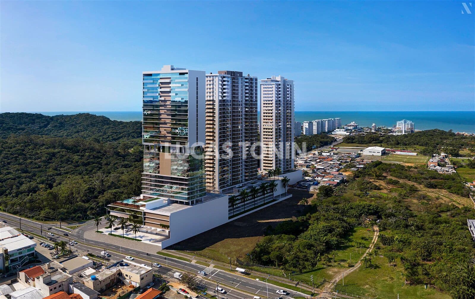 Apartamento Torres da Brava 3 Suítes e 4 Vagas Torre Brisa Próximo Mar Praia Brava
