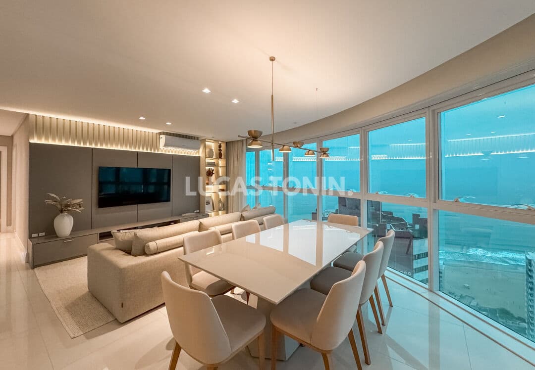 Apartamento Mobiliado 4 Quartos Sendo 2 Suítes Olympo Tower Quadra Mar Balneário Camboriú