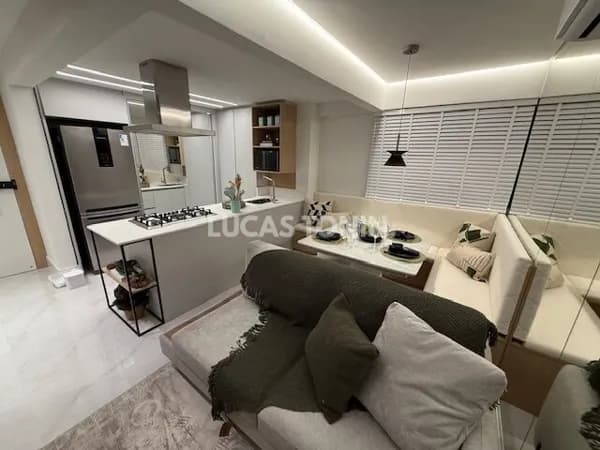 Apartamento Mobiliado 2 Quartos e 1 Vaga Imperatriz Frente Mar Balneário Camboriú