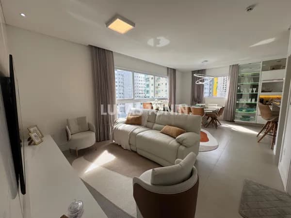 Apartamento Mobiliado 3 Suítes e 3 Vagas San Telmo Quadra Mar Balneário Camboriú