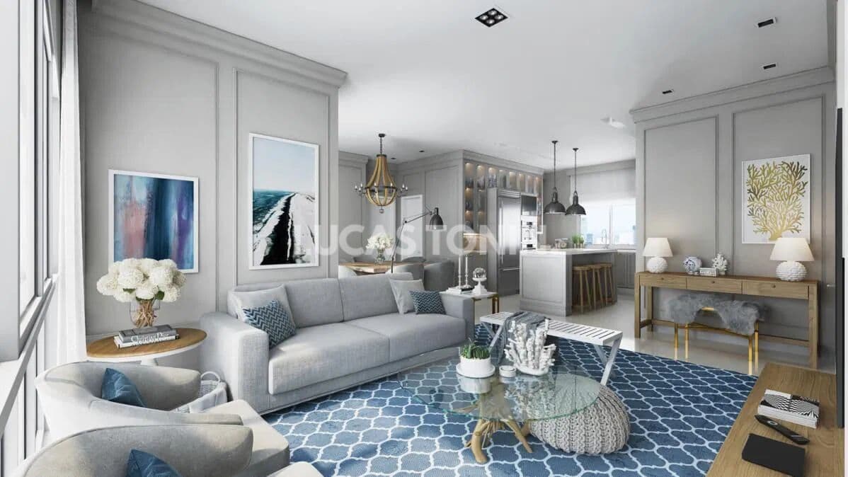 Apartamento 3 Suítes e 3 Vagas Hamptons Próximo Mar Balneário Camboriú