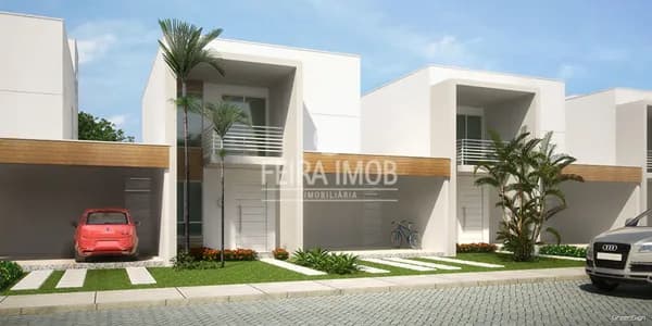 CASA 3/4 COM 3 SUITES EM CONDOMINIO NO BAIRRO SIM