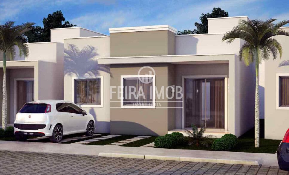 CASA 3/4 COM 1 SUITE EM CONDOMINIO NO BAIRRO SIM