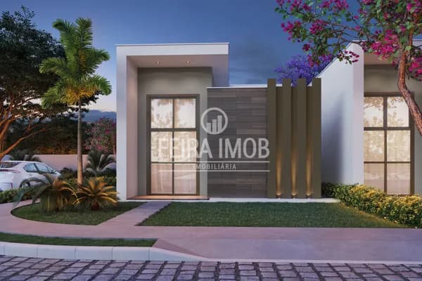 Vienna Future Residence - Casa 2/4 com suíte em condomínio no sim