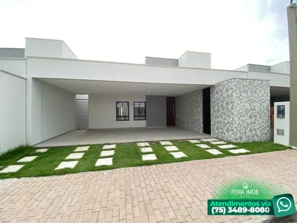 Casa 3/4 com suíte no Trend Residence