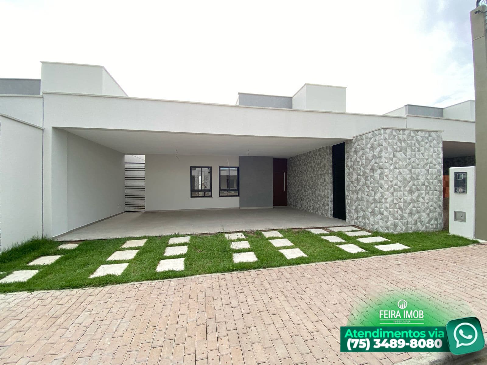 Casa 3/4 com suíte no Trend Residence