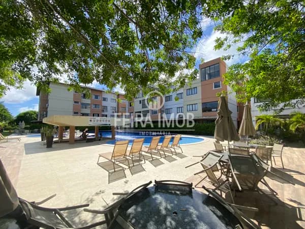 Condomínio Paraíso das Águas Apartamento 2/4 com 2 suítes Localização de Guarajuba