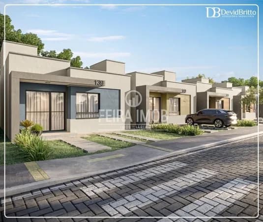 Casa 4/4 com 1 suíte em condomínio no SIM
