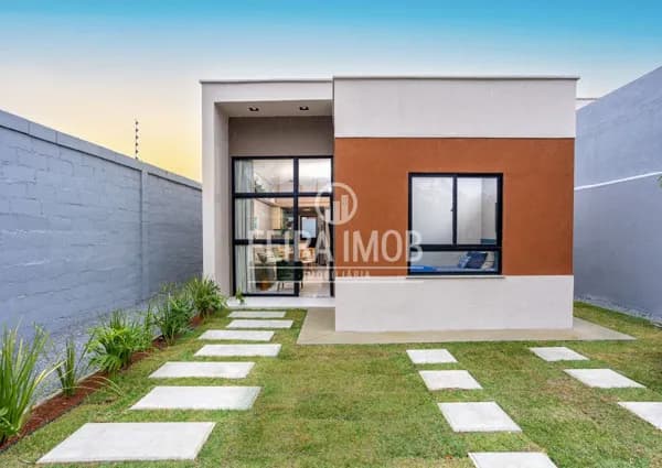 CASA 3/4 SENDO UMA SUITE EM CONDOMINIO NO BAIRRO SIM