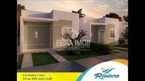 Casa 2/4 com 1 suíte em condomínio Riviera