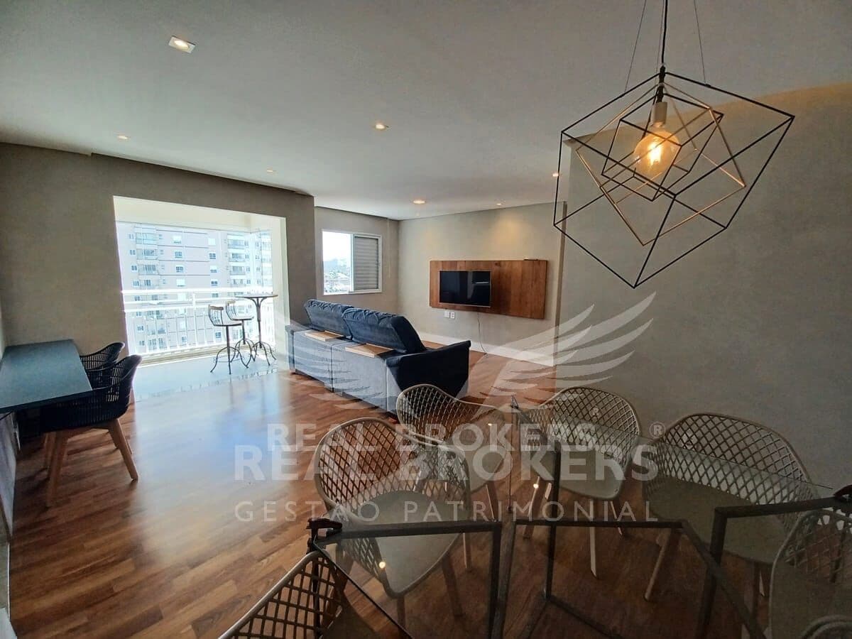 Lindo apartamento para locação em Alphaville com 86m² 2 suítes e churrasqueira a carvão!
