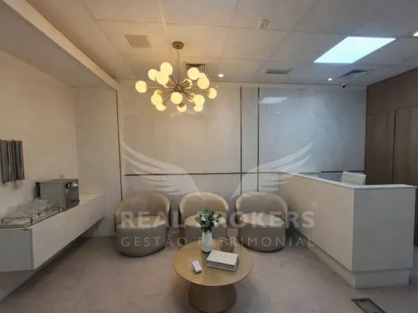 Linda sala comercial para locação mobiliada com 133 m² estrutura Completa para clínica odontológica em Alphaville