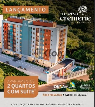 Reserva Cremerie - Lançamento de Aptos 2 qts - Garanta Sua unidade